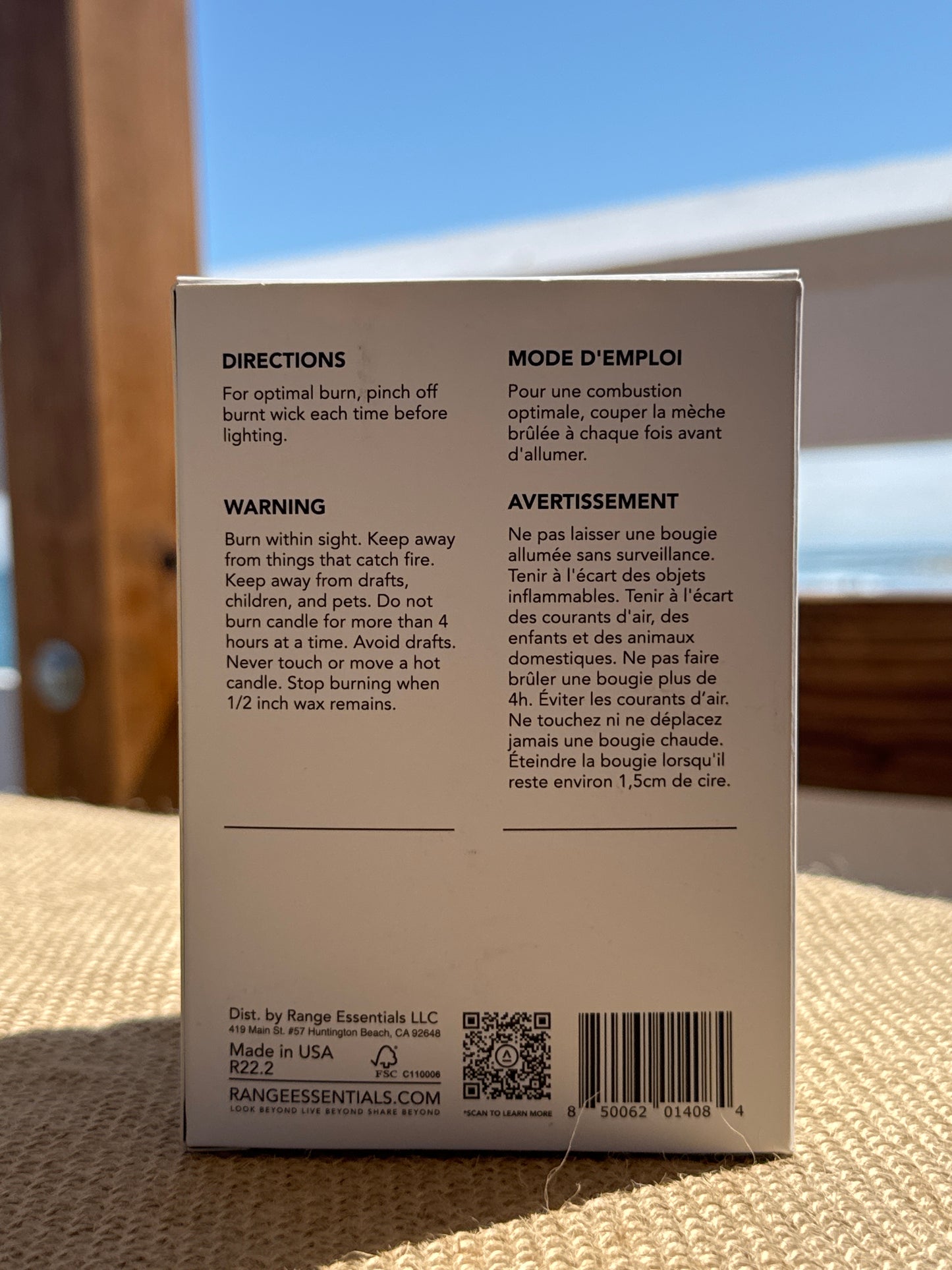 RANGE - Sweet Orange & Currant Candle